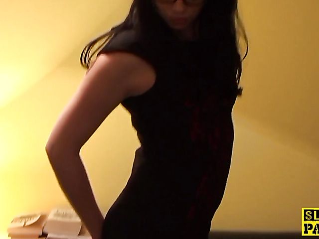 Foot fetish fuck with a UK girl in stockings