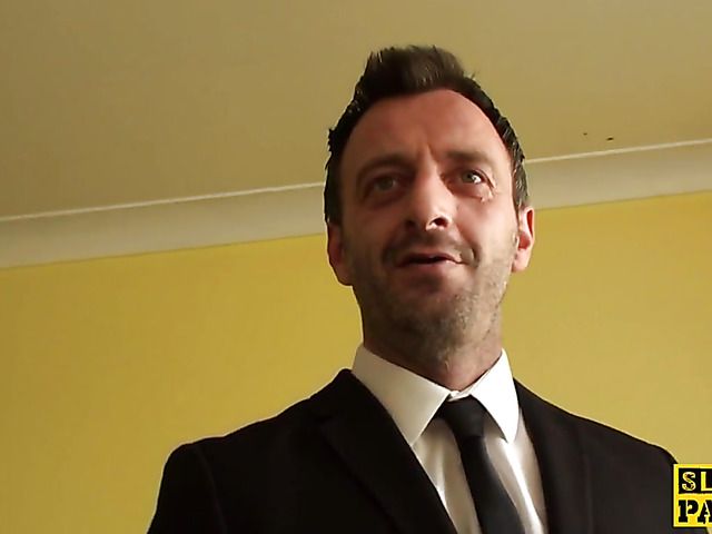 British anal fucking with a slutty brunette