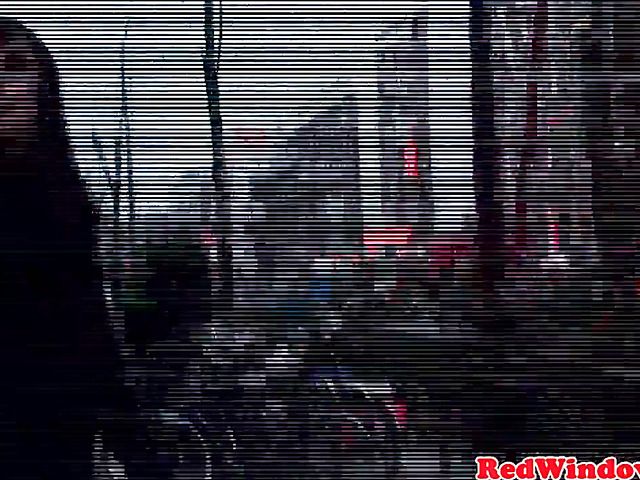 Amateur threesome FFM with a tourist in Amsterdam