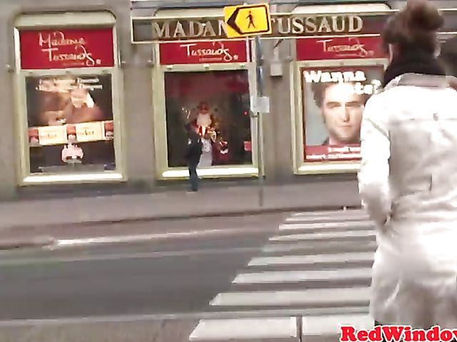 Amateur threesome FFM with a tourist in Amsterdam