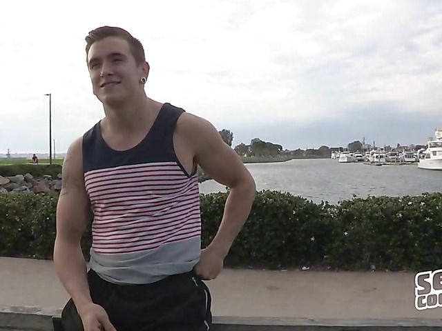 Garrett showing off his adorable body and jacking off