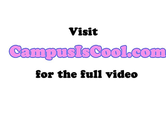 Dorm orgy with drunk party girls who want to fuck