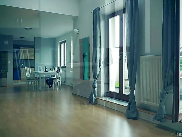 Blonde morning masturbation with a cigar