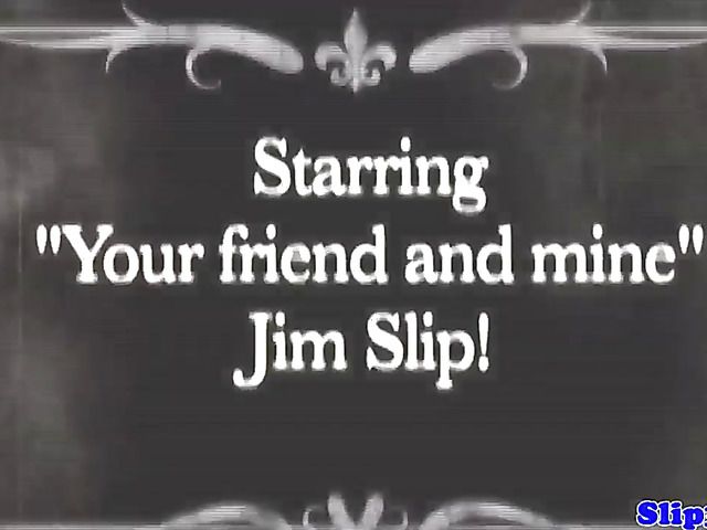 Casting blowjob for Jim Slip and dick riding