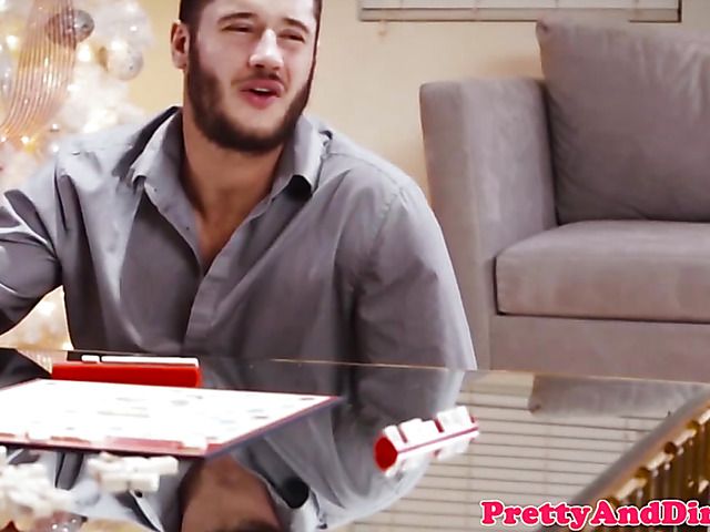 Skinny blonde stepsister gets fucked fast and hard