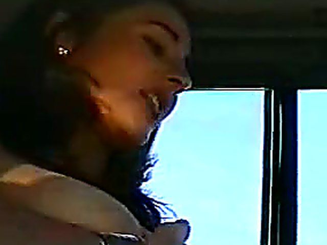 Glamorous teen masturbates her tender young pussy. 