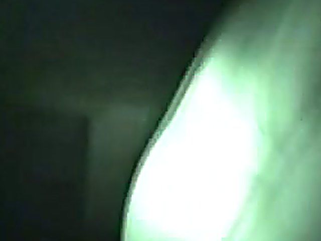 Horny slut gets caught sucking dick outside