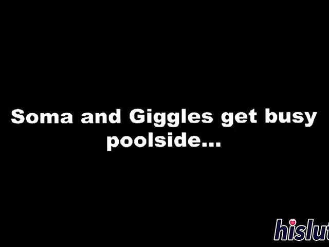 Lesbian pool sex with tattooed redhead Soma Snakeoil