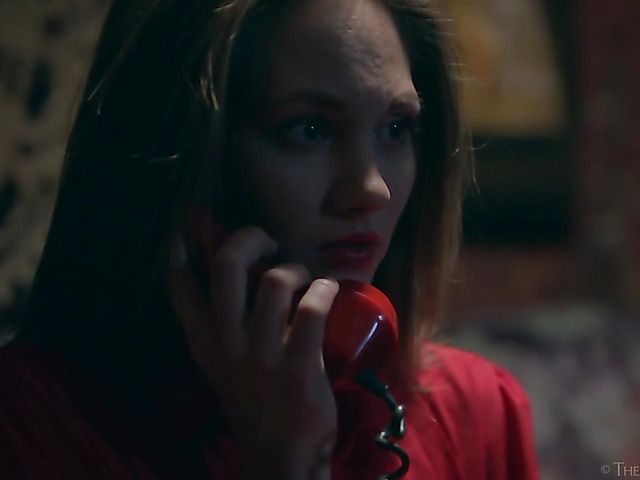 Erotic solo masturbation in the dark of the room