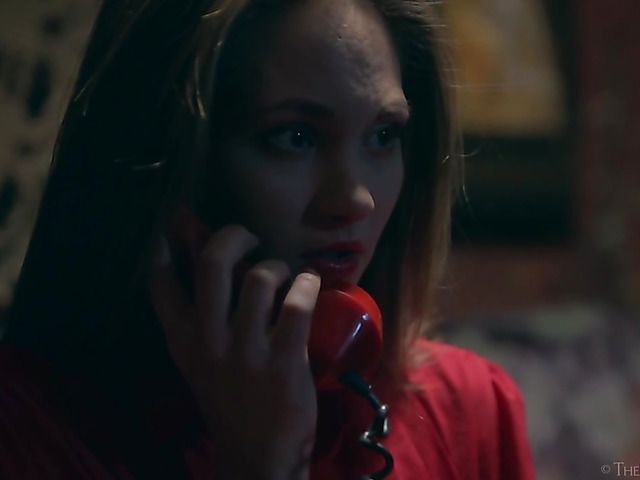 Erotic solo masturbation in the dark of the room