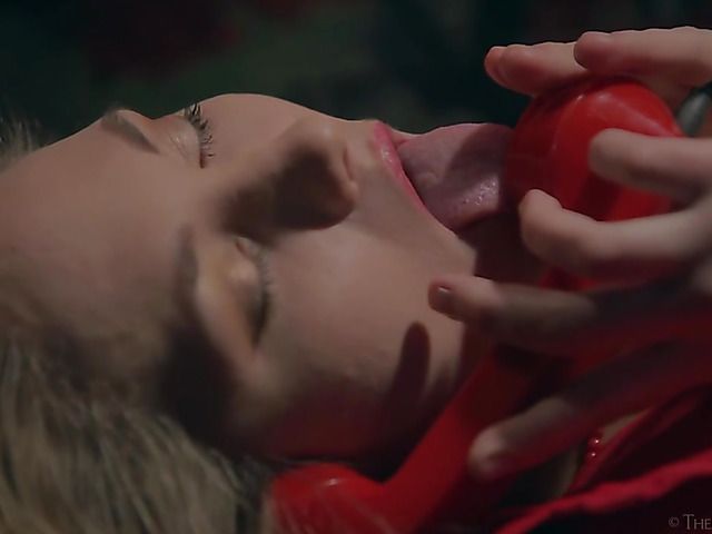 Erotic solo masturbation in the dark of the room