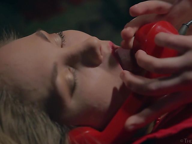 Erotic solo masturbation in the dark of the room