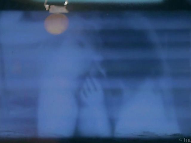 Erotic solo masturbation in the dark of the room