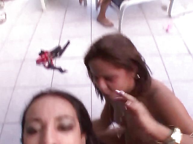 Brazilian interracial fucking and dick sucking