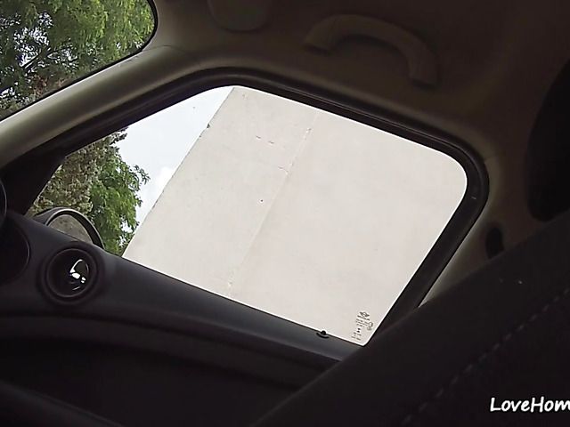 Amateur car BJ and cock riding on cam