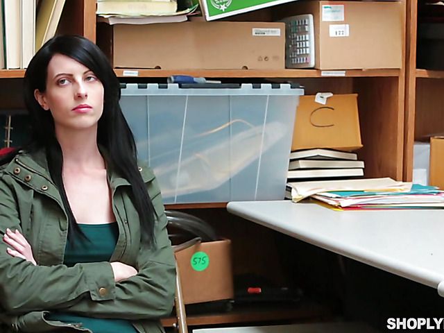 Shoplifter Alex Harper caught and fucked