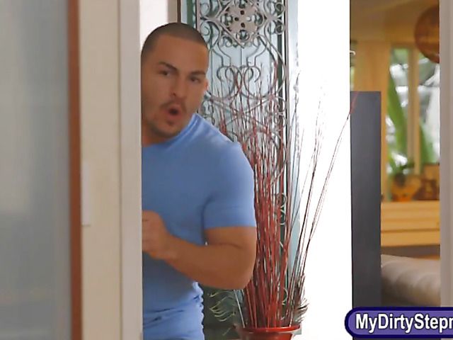 Step mom lesbian and threesome fucking