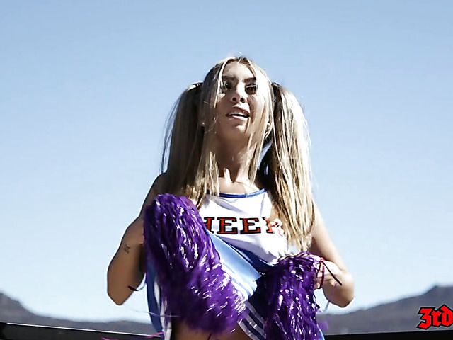 Cheerleader interracial fuck with Alexa Grace and Liza Rowe