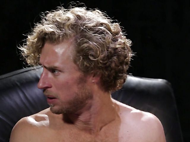 Curly guy tied up by sex hungry Edyn Blair