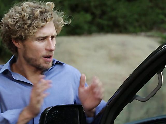 Curly guy tied up by sex hungry Edyn Blair