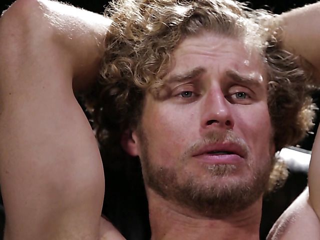 Curly guy tied up by sex hungry Edyn Blair