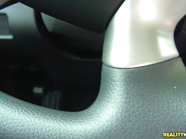 Footjob in car and nasty sex with blonde MILF Tylo Duran