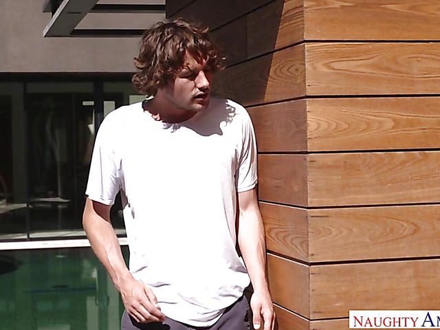 Backyard sex with his friend's sexy girl CeCe Capella