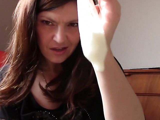 James tiny cock exposed by amateur mommy Natasha