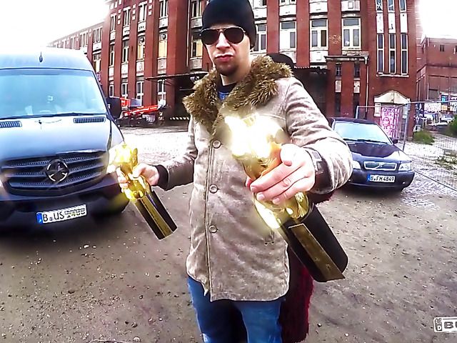 German slut Scarlett Scott gets her pussy poked on the bus