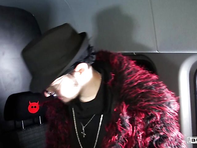 German slut Scarlett Scott gets her pussy poked on the bus