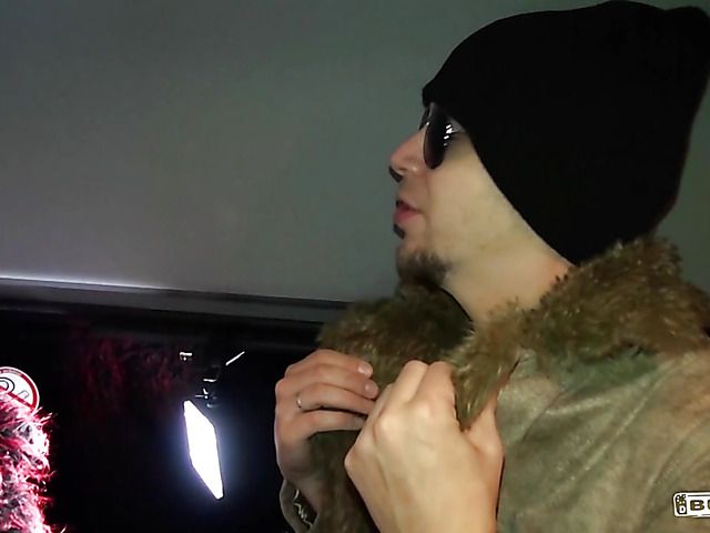 German slut Scarlett Scott gets her pussy poked on the bus