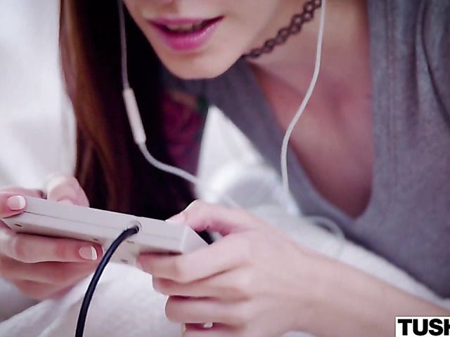 Big black cock anal with redhead teen Anna De Ville