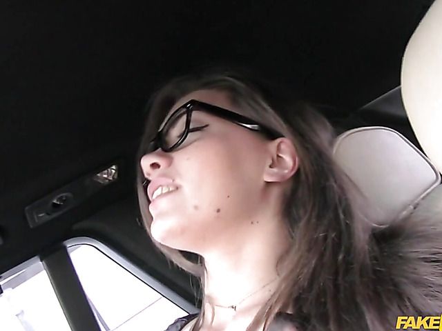 Taxi fuck with slut in mini skirt Ellie Springlare