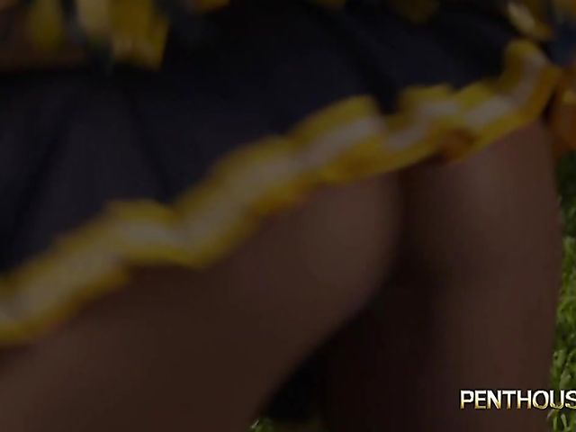 Penthouse pornstars with big melons get nailed