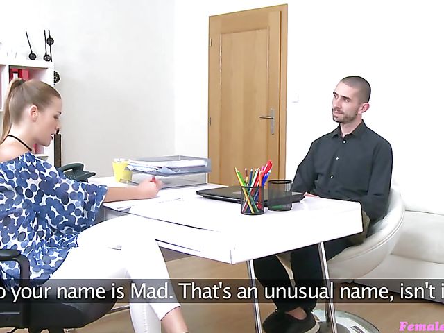 Female agent casting with Alexis Crystal getting fucked