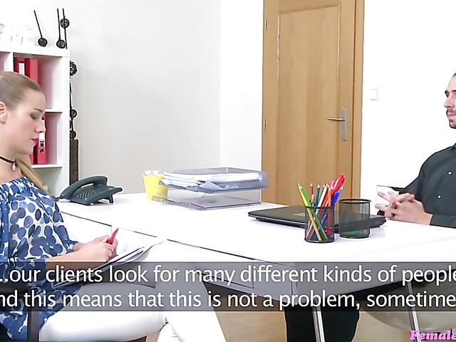 Female agent casting with Alexis Crystal getting fucked