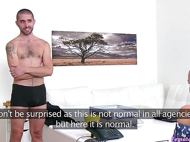 Female agent casting with Alexis Crystal getting fucked