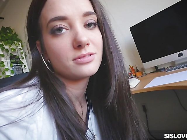 Gia Paige loves her stepbros big black dick