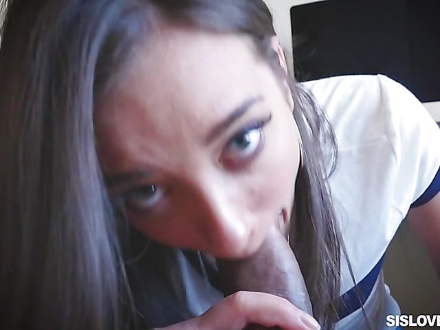 Gia Paige loves her stepbros big black dick