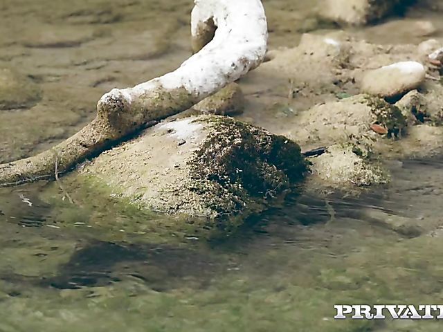 Outdoor orgy in the mountains with Clea Gaultier and Julia Roca