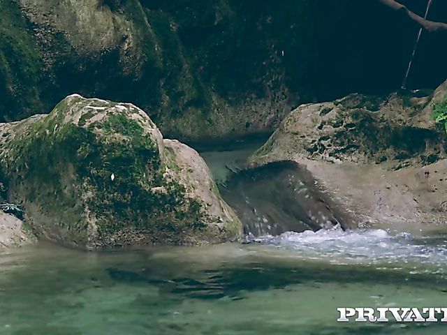 Outdoor orgy in the mountains with Clea Gaultier and Julia Roca