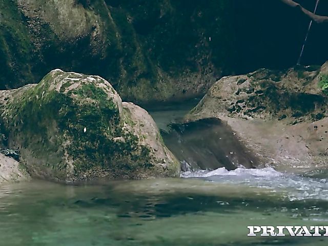 Outdoor orgy in the mountains with Clea Gaultier and Julia Roca