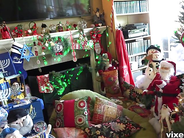 Hardcore Christmas with huge tits blonde Katy Jayne