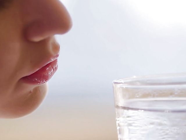 Candy Sweet fingering herself under table