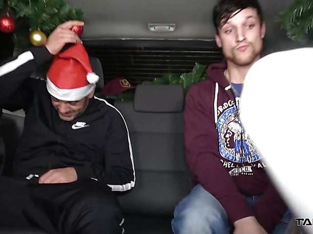 Group anal in a van with Mea Melone and Daphne