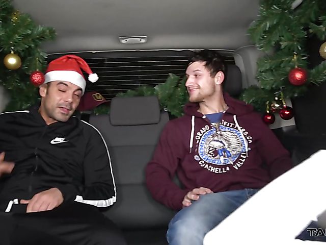 Group anal in a van with Mea Melone and Daphne