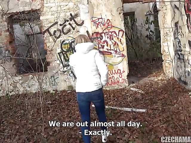 Amateur Czech lady gets her holes fucked well