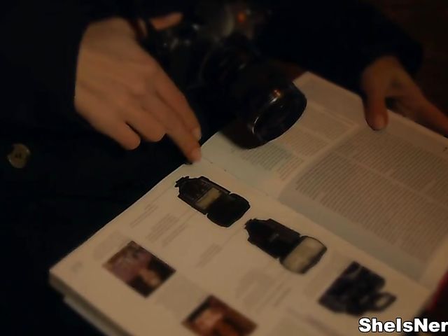 Russian teen gets her glasses covered in cum