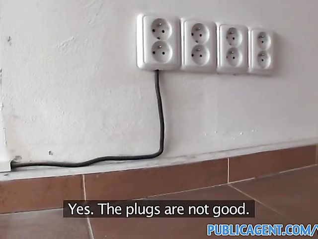 Standing doggystyle against the window with a hot chick