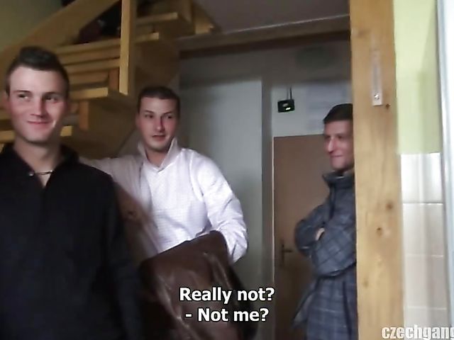 Czech cum gangbang with beautiful amateur Timea